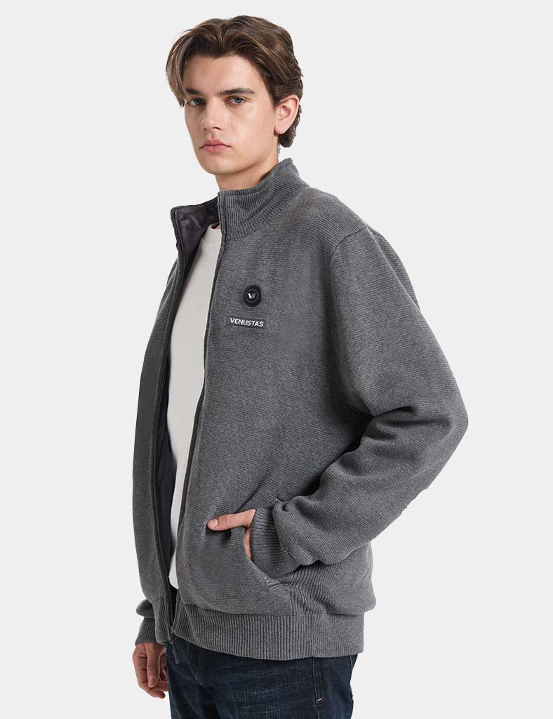 Men's Heated Sweater Jacket 7.4V, M93 [Final Sale]