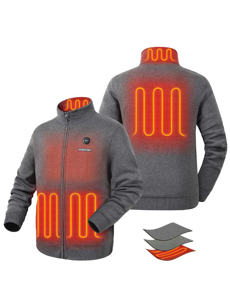 Men's Heated Sweater Jacket 7.4V, M93