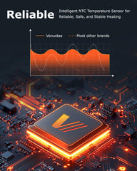 Men’s Zip-Up Heated Knit Vest