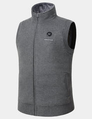Men’s Zip-Up Heated Knit Vest