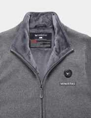 Men’s Zip-Up Heated Knit Vest