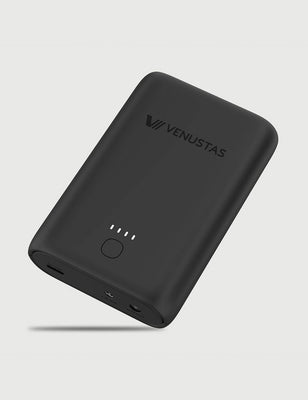 7.4V/12V Battery (54Wh), 7.5K Venustas battery black with LED charge indicator and port panel