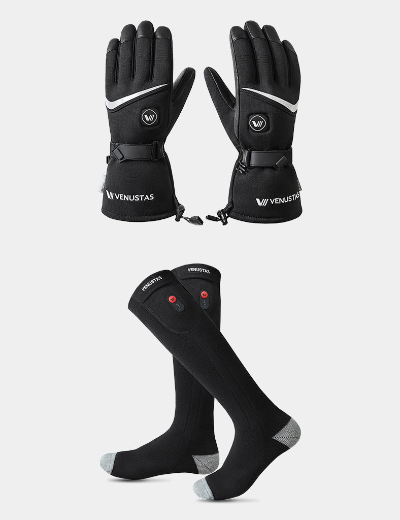 Unisex Waterproof Heated Gloves 7.4V & Heated Socks, G02 & S10