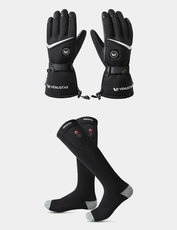 Unisex Waterproof Heated Gloves 7.4V & Heated Socks, G02 & S10