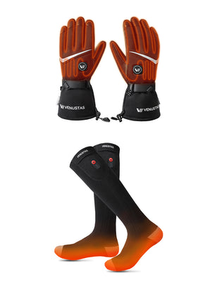 Unisex Waterproof Heated Gloves 7.4V & Heated Socks, G02 & S10