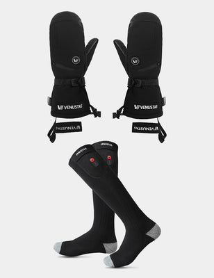 Waterproof Heated Mittens for Unisex 7.4V & Heated Socks, G03 & S10