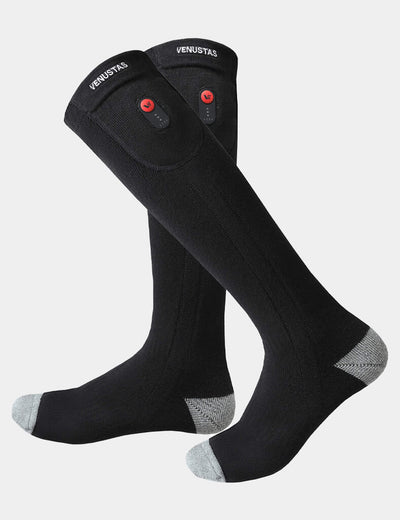 [Upgrade] Unisex Heated Socks 7.4V (with Full Foot Coverage), S10 - Black