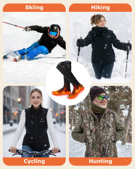 [Upgrade] Unisex Heated Socks 7.4V (with Full Foot Coverage), S10