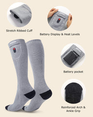[Upgrade] Unisex Heated Socks 7.4V (with Full Foot Coverage), S10