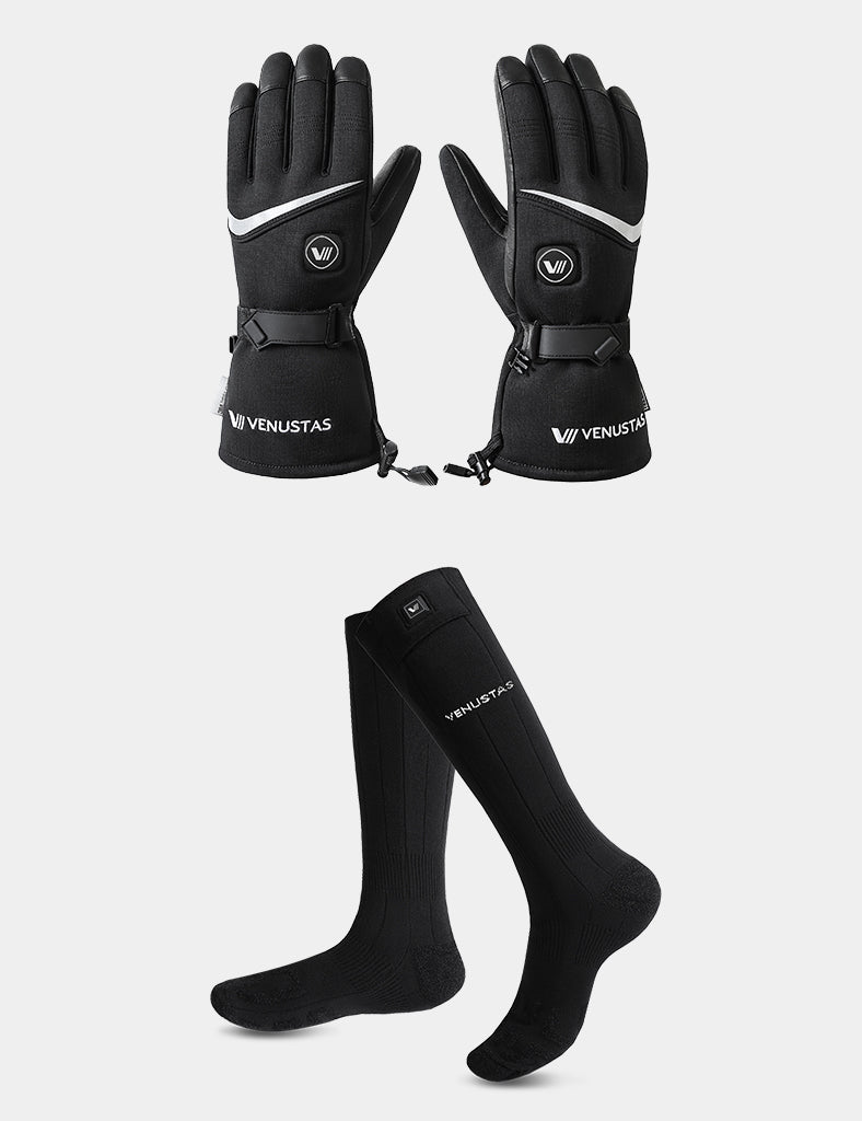 Unisex Waterproof Heated Gloves 7.4V & Heated Socks, G02 & S11