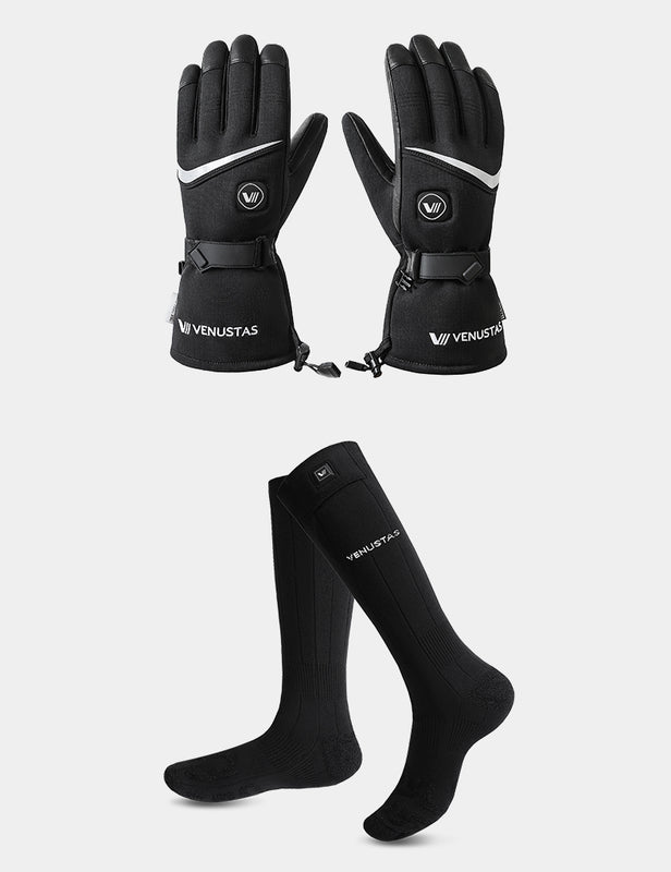 Unisex Waterproof Heated Gloves 7.4V & Heated Socks, G02 & S11
