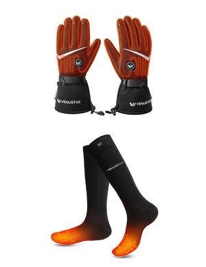 Unisex Waterproof Heated Gloves 7.4V & Heated Socks, G02 & S11 hover