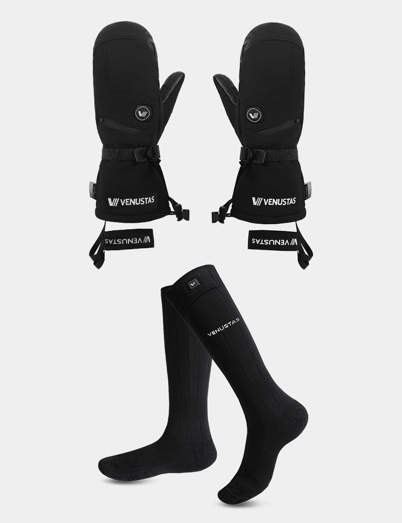 Waterproof Heated Mittens for Unisex 7.4V & Heated Socks, G03 & S11