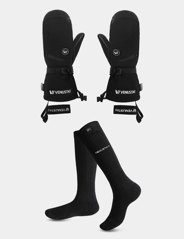 Waterproof Heated Mittens for Unisex 7.4V & Heated Socks, G03 & S11