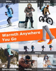 [Upgrade] Unisex Heated Socks 7.4V (with Half-Foot Coverage), S11