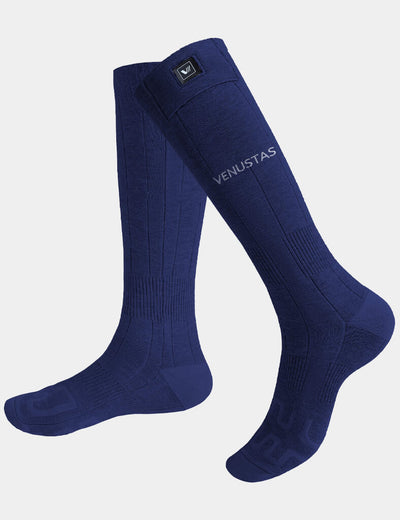 [Upgrade] Unisex Heated Socks 7.4V (with Half-Foot Coverage), S11 - Navy