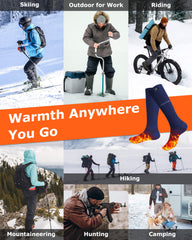 [Upgrade] Unisex Heated Socks 7.4V (with Half-Foot Coverage), S11