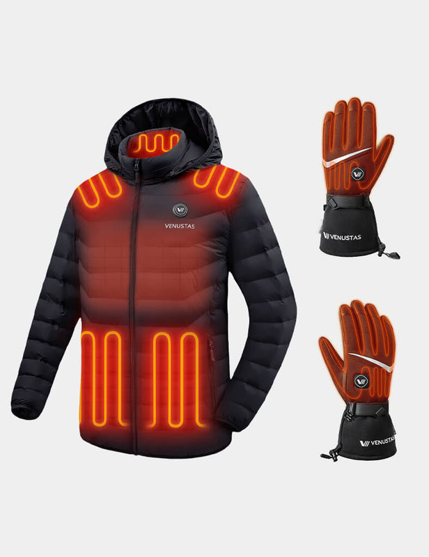 Unisex Heated Jacket 7.4V & Heated Gloves, U8999 & G02