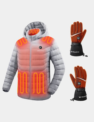 Unisex Heated Jacket 7.4V & Heated Gloves, U8999 & G02