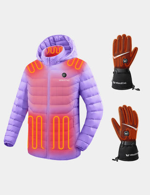Unisex Heated Jacket 7.4V & Heated Gloves, U8999 & G02