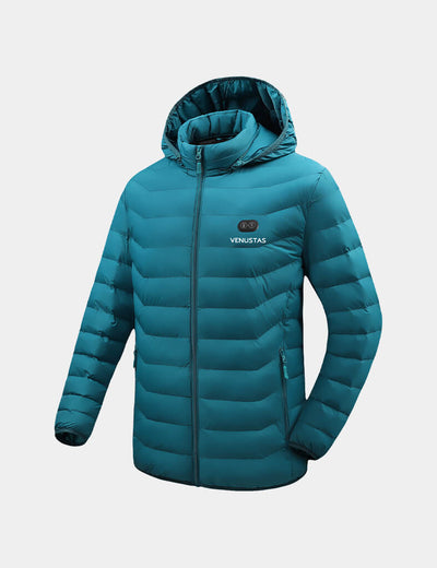 Heated Jacket With Dual Control Button 7.4V For Unisex, U9001 - Harbon Blue