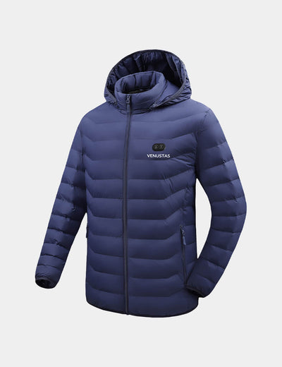 Heated Jacket With Dual Control Button 7.4V For Unisex, U9001 - Navy