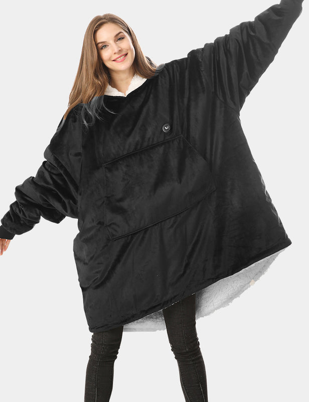 [Open Box] Unisex Heated Wearable Blanket Hoodie 7.4V, U2169U