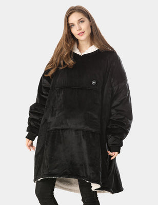 [Open Box] Unisex Heated Wearable Blanket Hoodie 7.4V, U2169U