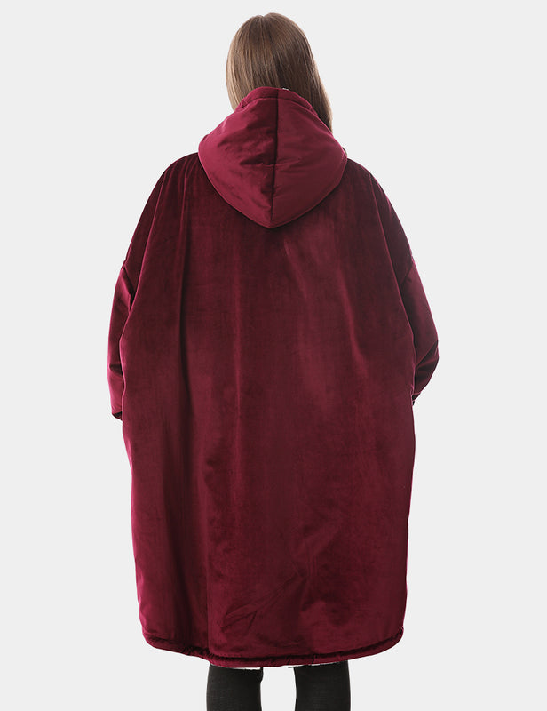 [Open Box] Unisex Heated Wearable Blanket Hoodie 7.4V, U2169U