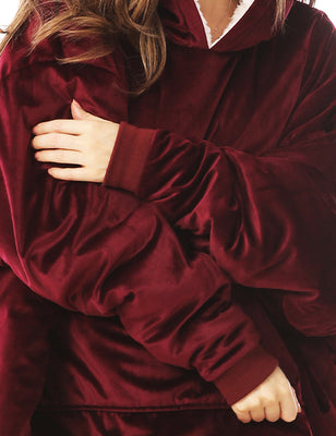 [Open Box] Unisex Heated Wearable Blanket Hoodie 7.4V, U2169U