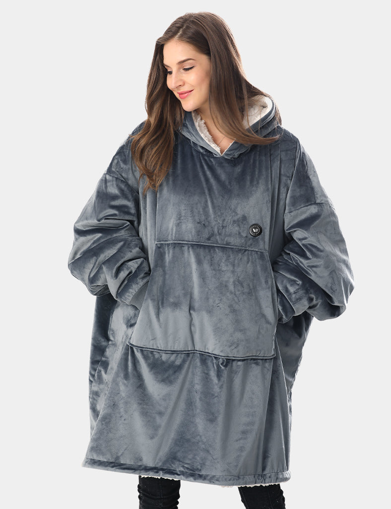 [Open Box] Unisex Heated Wearable Blanket Hoodie 7.4V, U2169U