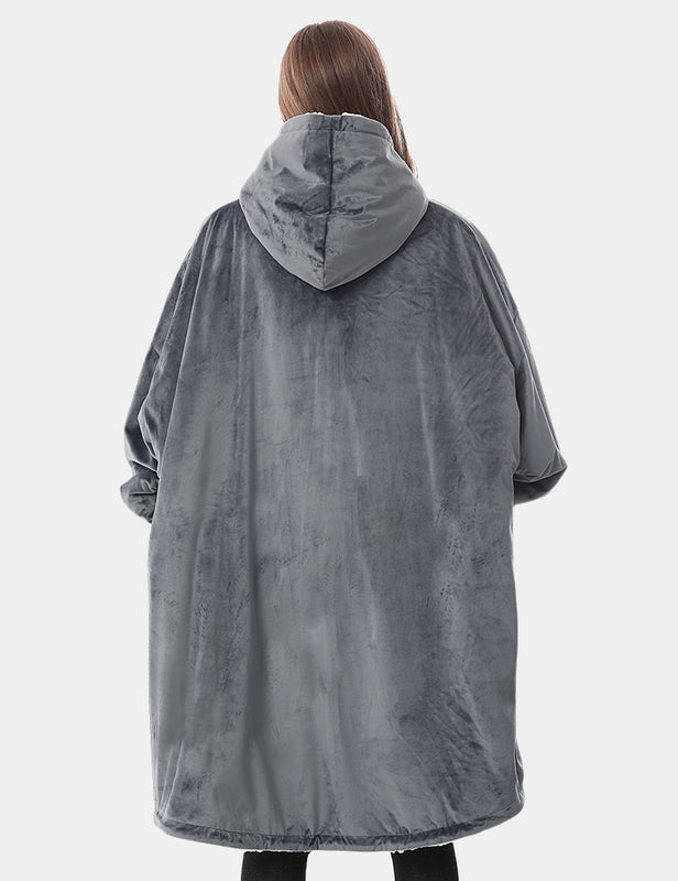 [Open Box] Unisex Heated Wearable Blanket Hoodie 7.4V, U2169U