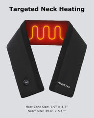 Unisex Heated Fleece Scarf 7.4V, SP02