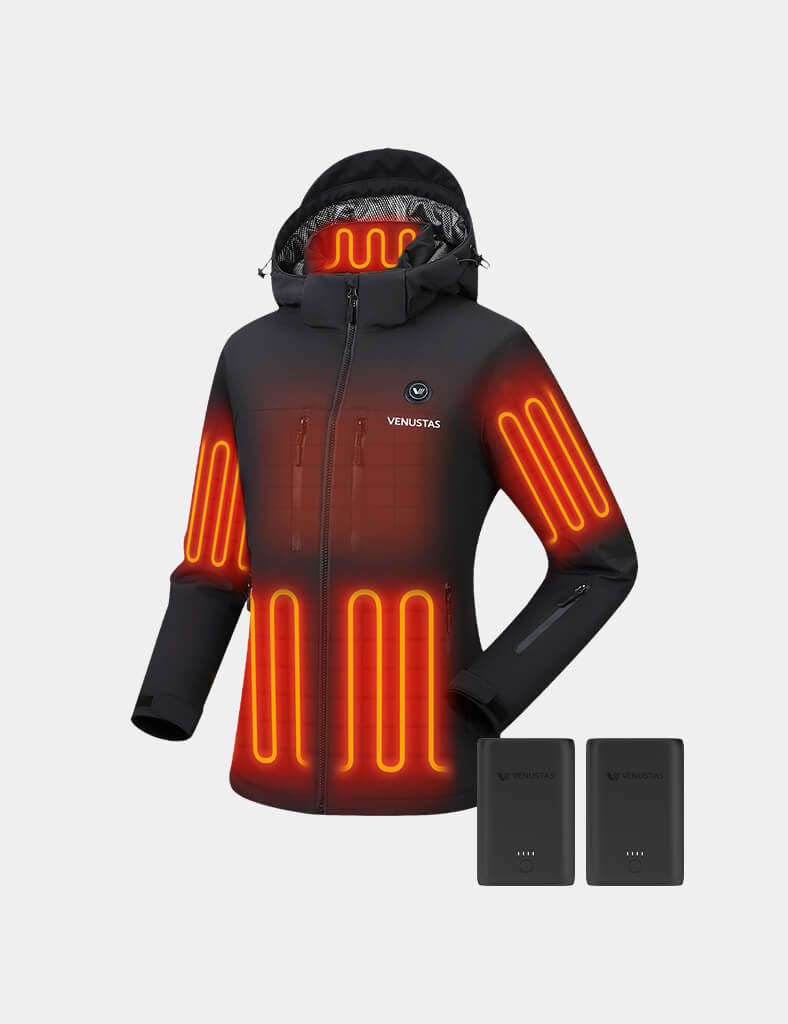 Women's Waterproof Heated Lightweight FELLEX® Jacket 12V, W20 & Extra Battery