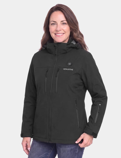 Women's Waterproof Heated Lightweight FELLEX® Jacket 12V, W20 - Black
