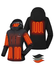 Women's Waterproof Heated Lightweight FELLEX® Jacket 12V, W20