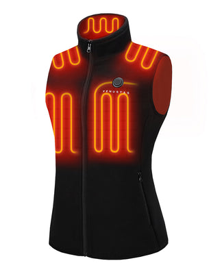 Women’s Heated Fleece Vest (Up to 20 heating hours)