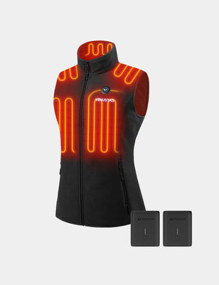 Women's Heated Fleece Vest 7.4V, W2117 & Extra Battery