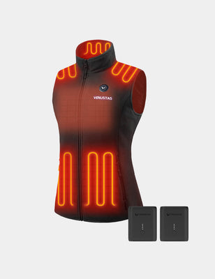 Women's Heated Fleece Vest 7.4V, W2117 & Extra Battery