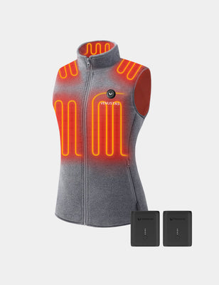 Women's Heated Fleece Vest 7.4V, W2117 & Extra Battery