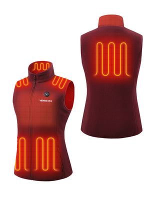 Women's Heated Fleece Vest 7.4V - New Colors, W2117