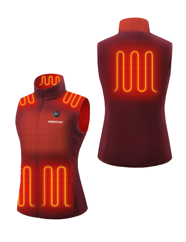 Women's Heated Fleece Vest 7.4V - New Colors, W2117