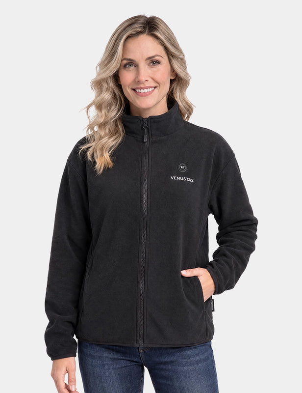 Zipper up Heated Fleece Jacket for Women 7.4V & Heated Socks, W2136 & S10