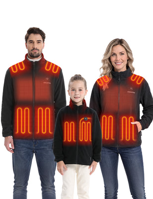 Men's, Women's & Kids' Heated Fleece Jacket 7.4V, M2136 & W2136 & KJ16