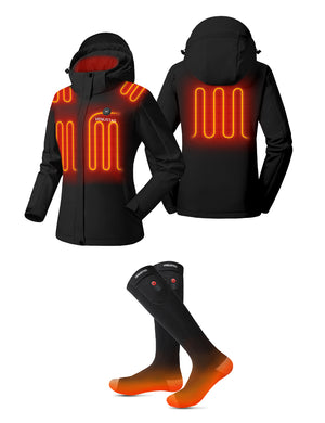 Women's Heated Jacket 7.4V & Heated Socks, W2168 & S10 hover