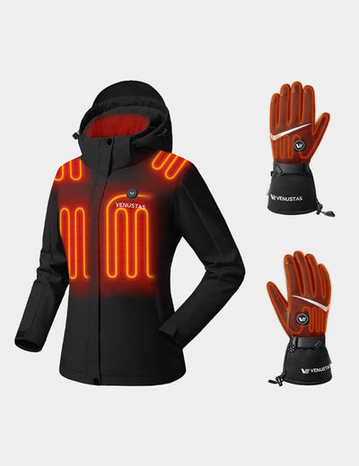 Women's Heated Jacket 7.4V & Heated Gloves, W2168 & G02