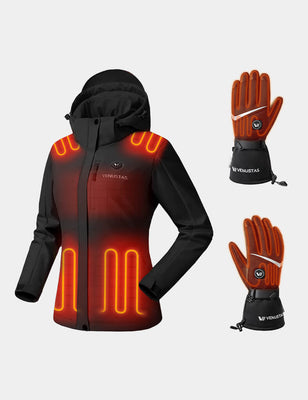Women's Heated Jacket 7.4V & Heated Gloves, W2168 & G02