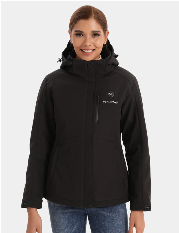 Women's Heated Jacket 7.4V -Black, Pockets