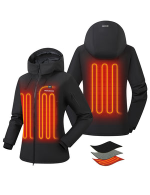 Women's 3L Waterproof Heated Ski & Snow Jacket 12V, W44 hover
