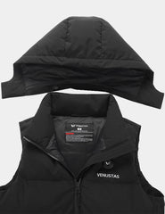 Women’s Heated Down Vest with Detachable Hood 7.4V, W78